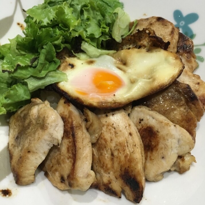 ムネ肉で☆簡単丼ぶり